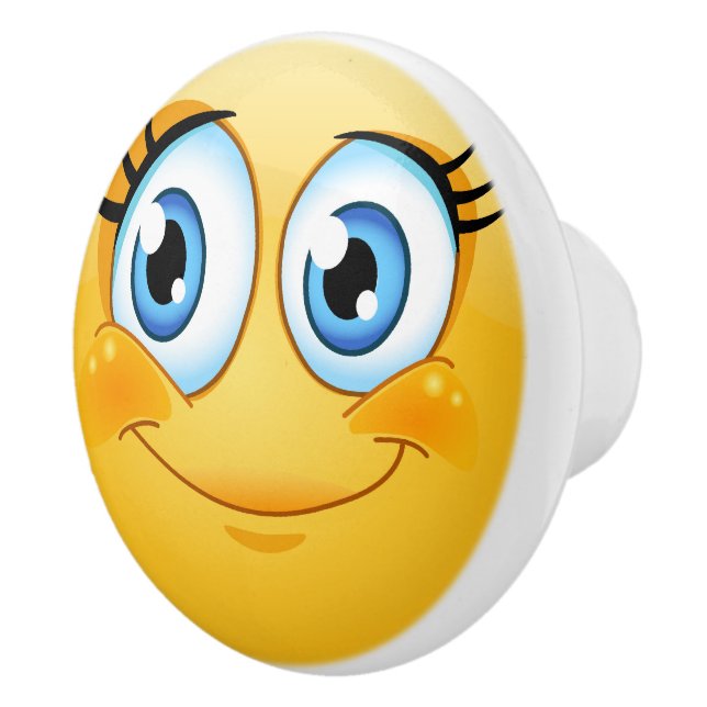 Big Smile Happy Face Drawer Knob - SRF (Right)