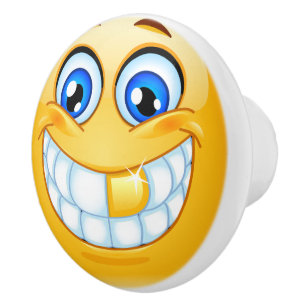 Big Smile Happy Face Drawer Knob - SRF