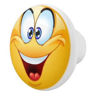 Big Smile Happy Face Drawer Knob - SRF