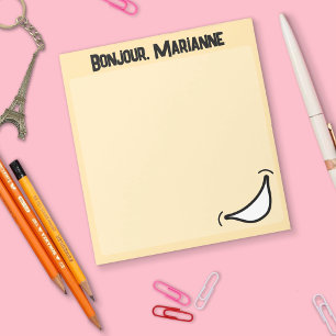 Big Smile Vibrant Colourful Notepad