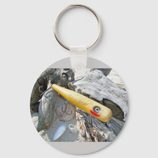 Big Snook Vintage Lure Keychain (Front)