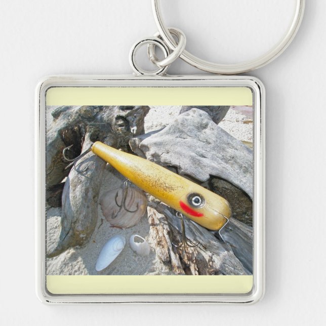 Big Snook Vintage Lure Keychain (Front)