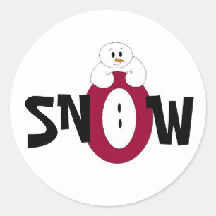 Big Snow Classic Round Sticker