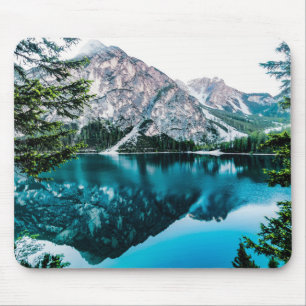 Big Snow Mountains Snowing Mountain Photo Mouse Pad