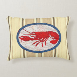 Big Spiny Rock Lobster Decorative Cushion