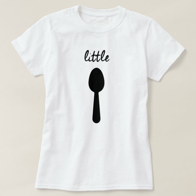 BIG SPOON LITTLE SPOON T-Shirt (Design Front)