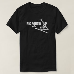 Big Squaw Maine Skier T-Shirt