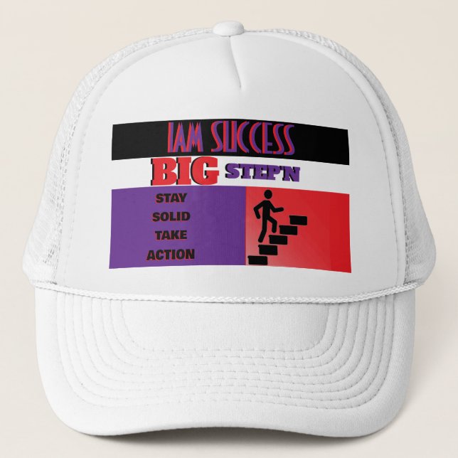BIG STEP'N TRUCKER HAT (Front)