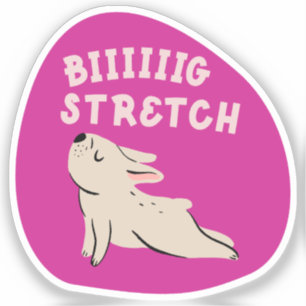 Big stretch cute illustrated French bulldog rose