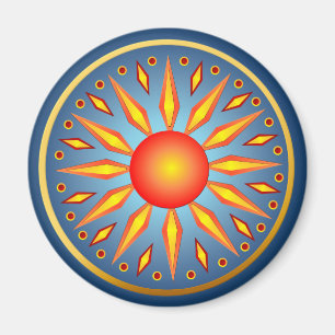 Big Summer Solstice Sun Magnet