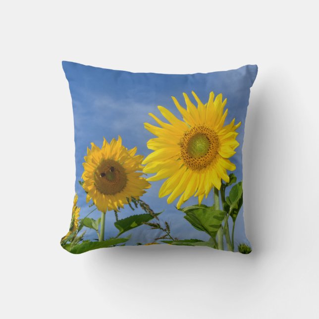 Big Sunflowers Cushion (Front)