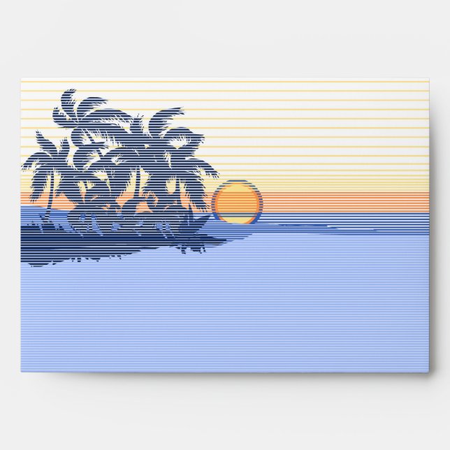 Big Sunset Matching Envelopes (Front)