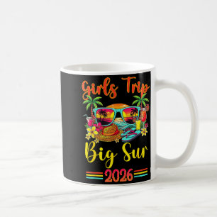 Big Sur Beach CA Summer Vibes Sunset Women Girls Coffee Mug
