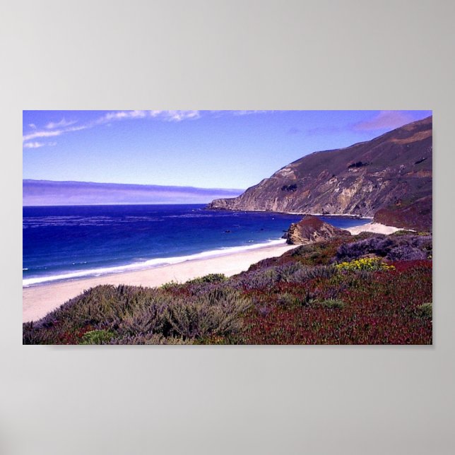 Big Sur Beach Poster (Front)
