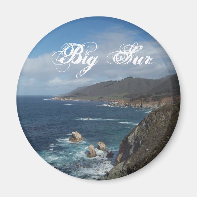 Big Sur Button Magnet (Front)
