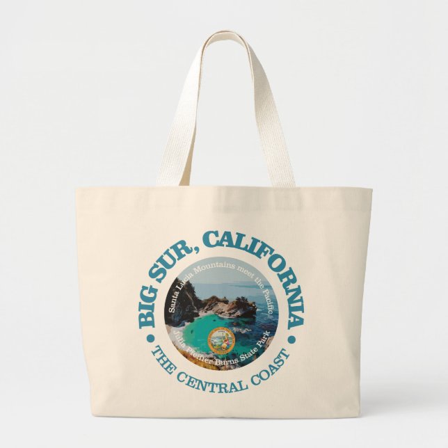 Big Sur (C) Large Tote Bag (Front)