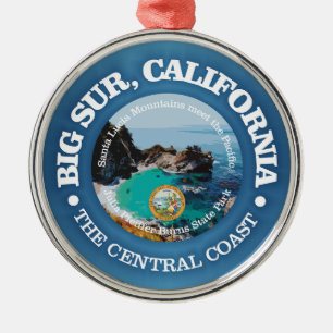 Big Sur (C) Metal Ornament