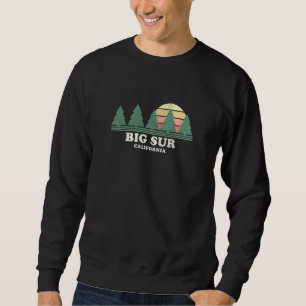Big Sur Ca Vintage Throwback Retro 70s Sweatshirt