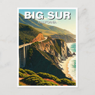 Big Sur California Central Coast Postcard