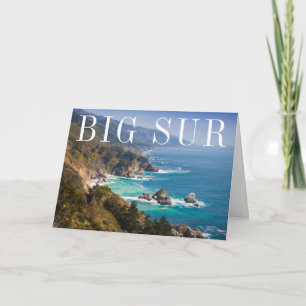 Big Sur California Coast Happy Birthday Card