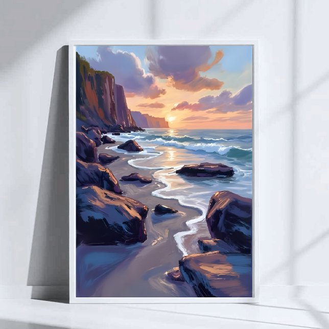 Big Sur, California Coastal Art Painting Poster (Creator Uploaded)