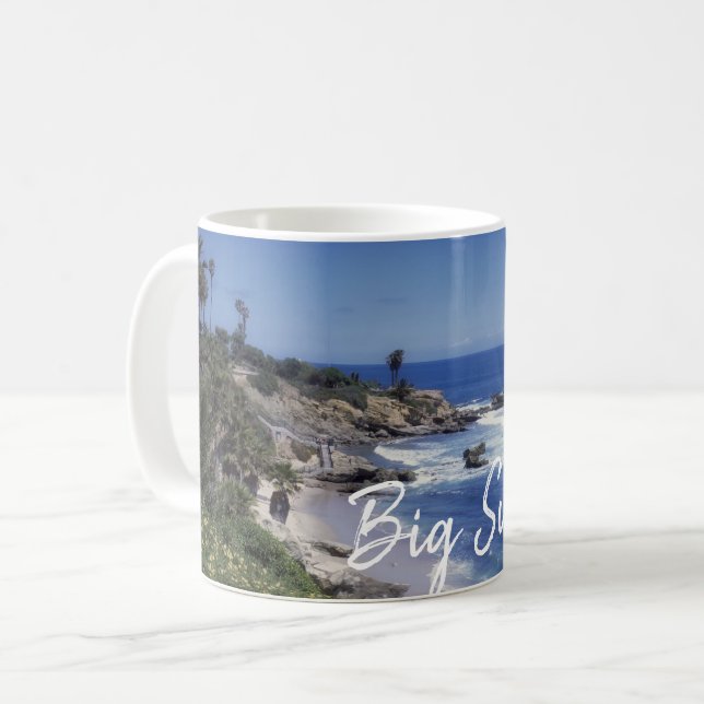 Big Sur California Coastline Coffee Mug (Front Left)
