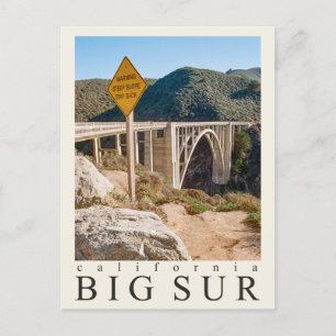 Big Sur California   Film Photography Postcard