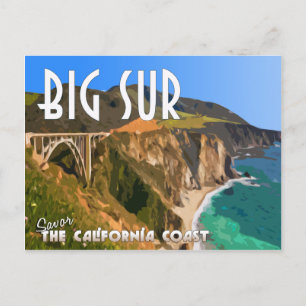 Big Sur California Pacific Coast Highway Postcard