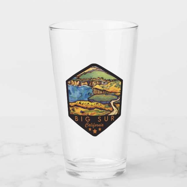 Big Sur California Pint Glass (Front)