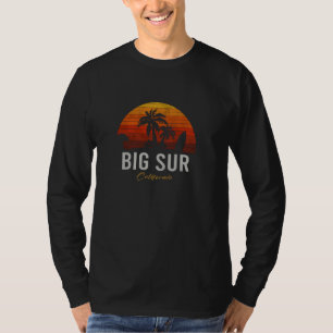 Big Sur California Retro Surfer Vintage Beach T-Shirt