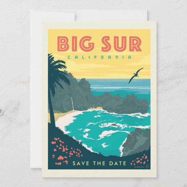 Big Sur California | Save the Date (Front)
