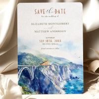Big Sur California Save the Date