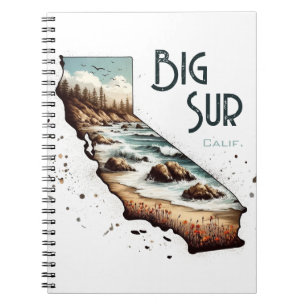 Big Sur California Souvenir Gift Notebook