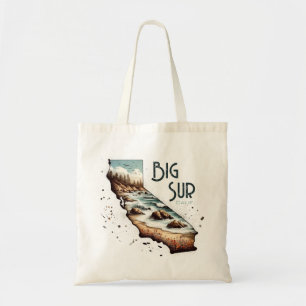 Big Sur California Souvenir Gift Tote Bag