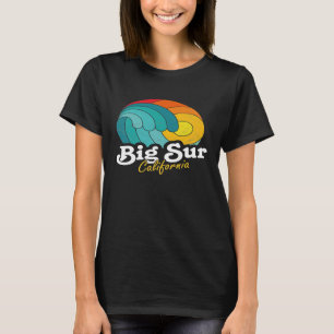 Big Sur California Surf Surfer Wave Sunset Ocean S T-Shirt