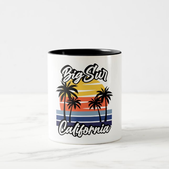 Big Sur California Two-Tone Coffee Mug (Center)