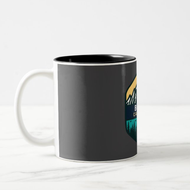 Big sur california  Two-Tone coffee mug (Left)