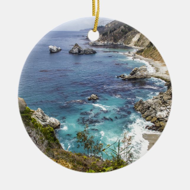 Big Sur Ceramic Ornament (Front)