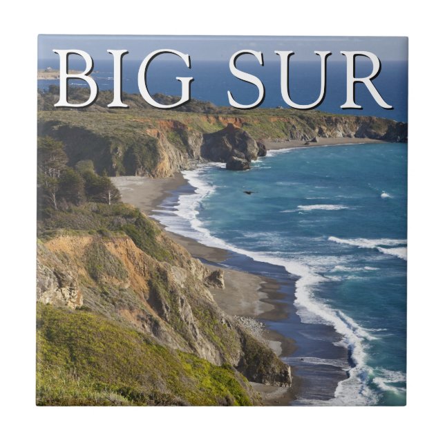 Big Sur Coastline | California Ceramic Tile (Front)