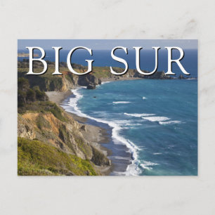Big Sur Coastline   California   Happy Birthday Postcard