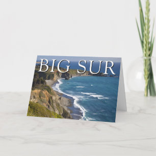 Big Sur Coastline   California   Thank You Card