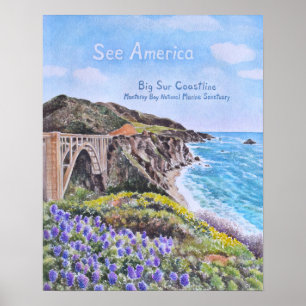 Big Sur Coastline Poster