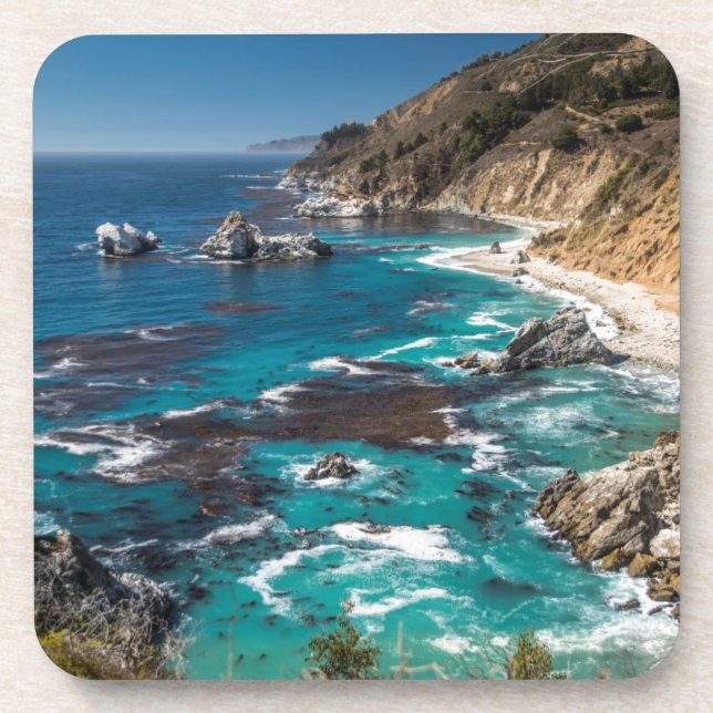 Big Sur Coastline,West Coast,Pacific Coast Coaster (Front)