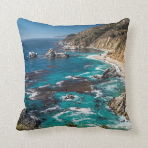 Big Sur Coastline,West Coast,Pacific Coast Cushion