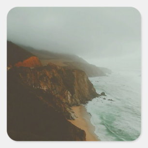 Big Sur Exploring Square Sticker