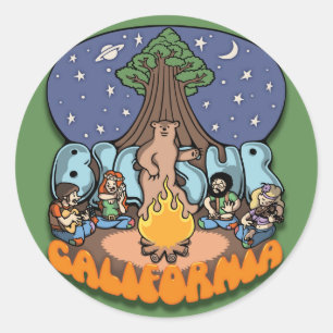 Big Sur III Classic Round Sticker
