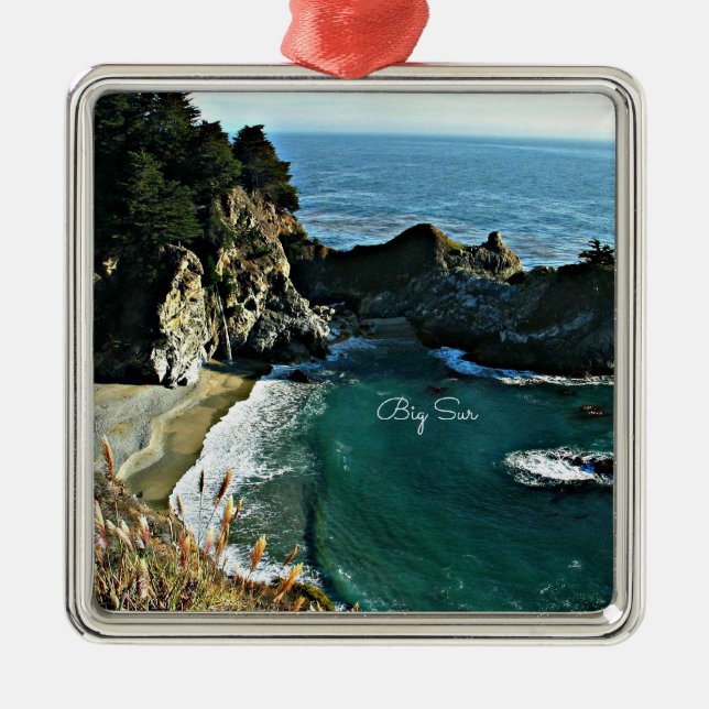 Big Sur Metal Tree Decoration (Front)