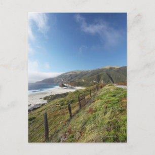 Big Sur perfection where the mountains roll Postcard