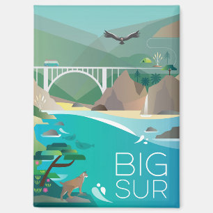Big Sur Refrigerator Magnet