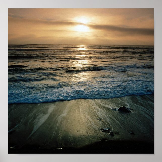 Big Sur Sunset Poster (Front)